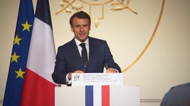 Emmanuel Macron reçoit les acteurs de la sécurité civile sur la lutte contre les incendies