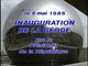La Géode, inauguration par François Mitterrand le 6 mai 1985