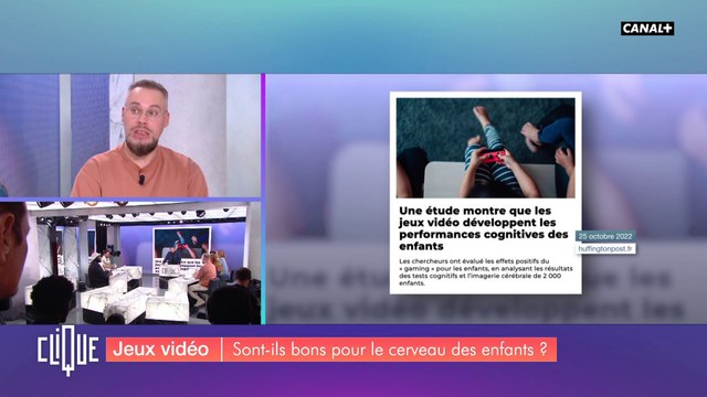 Jeux vidéo, sont-ils bons pour le cerveau des enfants ? - Clique - CANAL+
