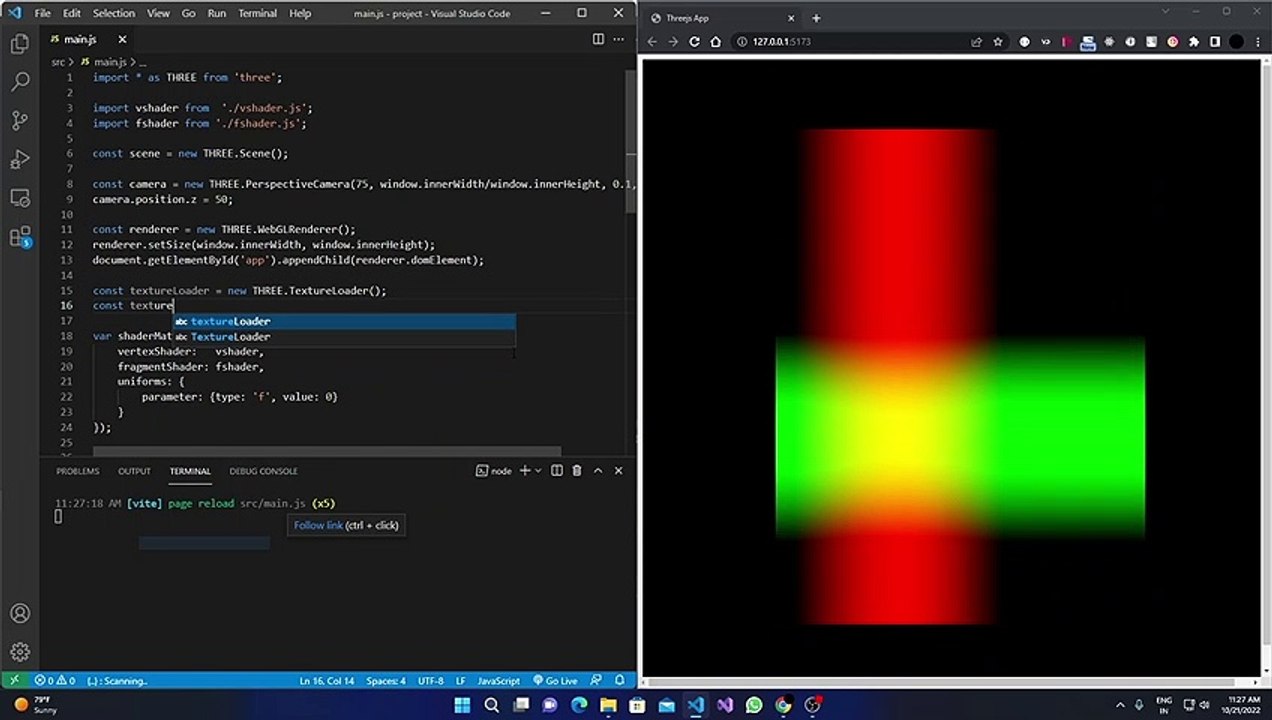 03 Texture in Shaders - ThreeJS Shaders in Hindi