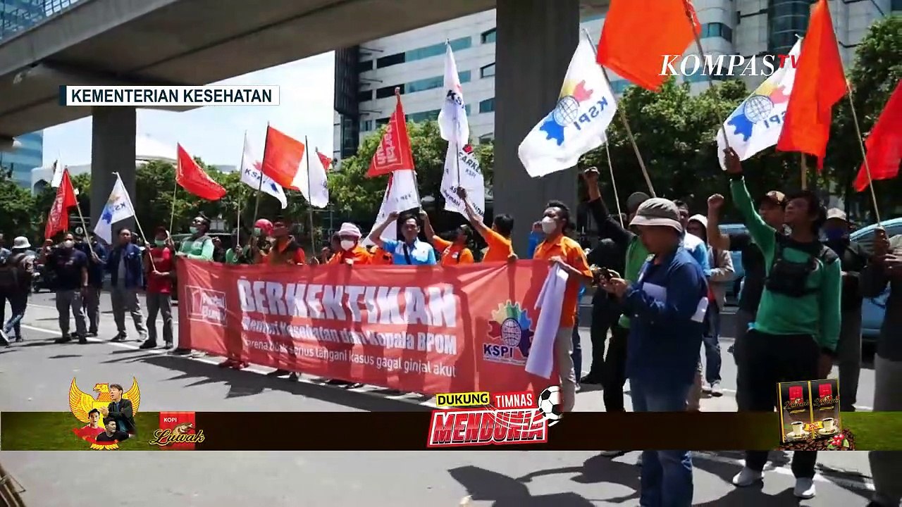 Imbas Kasus Gagal Ginjal Akut, Partai Buruh Demo Tuntut Menkes dan Kepala BPOM Turun dari Jabatan!