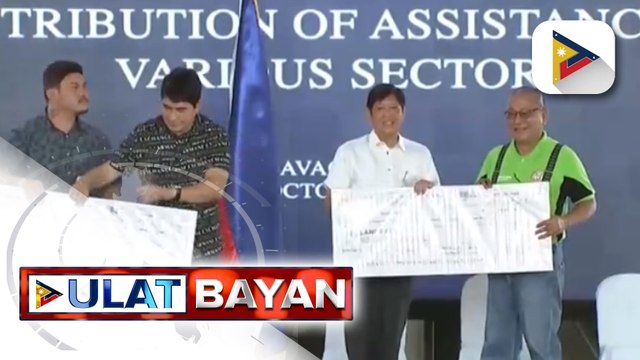 Pres. Ferdinand R. Marcos, pinangunahan ang pamamahagi ng ayuda sa ilalim ng DSWD AICS Program