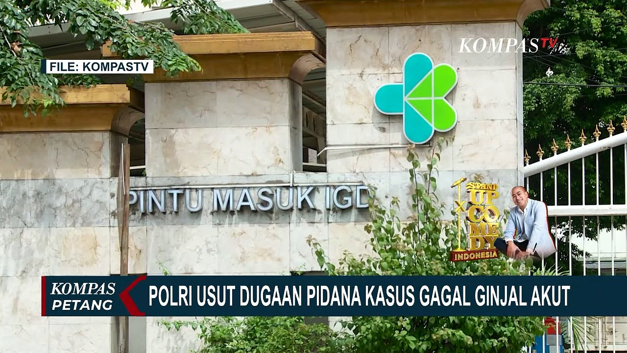 Polri Usut Dugaan Tindak Pidana Industri Farmasi Terkait Kasus Gagal Ginjal Akut Anak