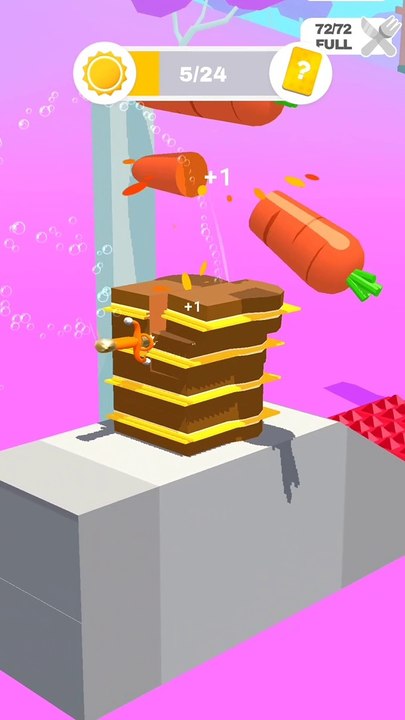 ASMR Slice it all iOS new update next level best video games 202k | Very satisfying and relaxing gameplay | Rik Gaming