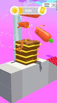 ASMR Slice it all iOS new update next level best video games 202k | Very satisfying and relaxing gameplay | Rik Gaming