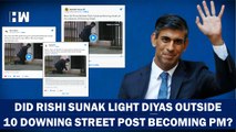 Viral: Did Rishi Sunak Light Diyas Outside 10 Downing Street After Becoming UK PM???| Diwali 2022