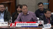 Dating BuCor OIC Rafael Ragos, binawi na sa Korte ang testimonyang sangkot umano sa ilegal na droga si dating Sen. De Lima | 24 Oras