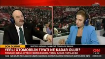 Yerli otomobil TOGG'un üretimi başlıyor! Bakan Varank'tan CNN TÜRK'te açıklamalar