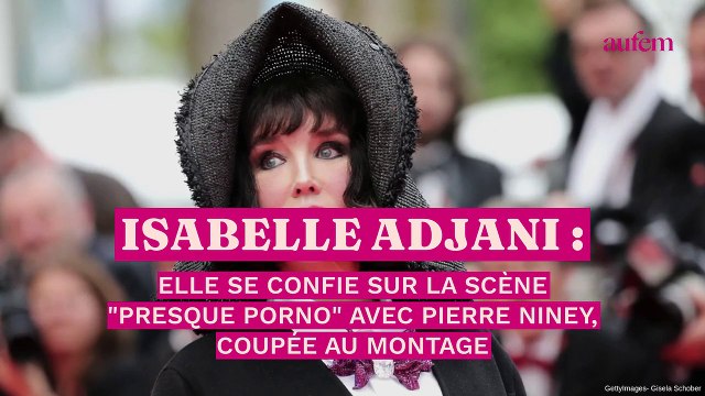 Isabelle Adjani se confie sur la scène “presque porno” avec Pierre Niney, coupée au montage