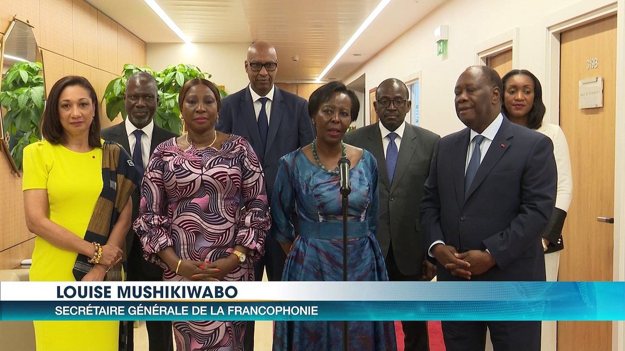 Le Chef de l’Etat, Alassane Ouattara, s’est entretenu avec Louise Mushikiwabo sur les sujets qui intéressent l’OIF