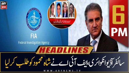 ARY News Prime Time Headlines | 6 PM | 28th October 2022