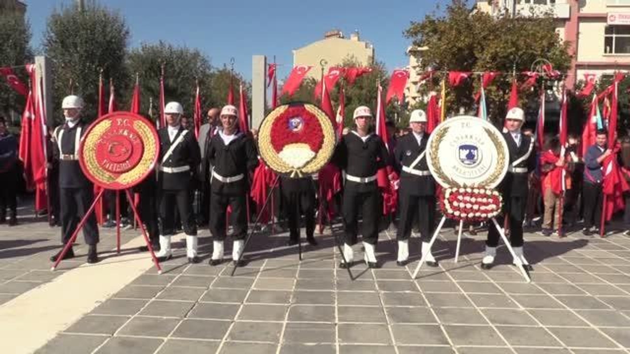 ÇANAKKALE - 29 Ekim Cumhuriyet Bayramı kutlanıyor