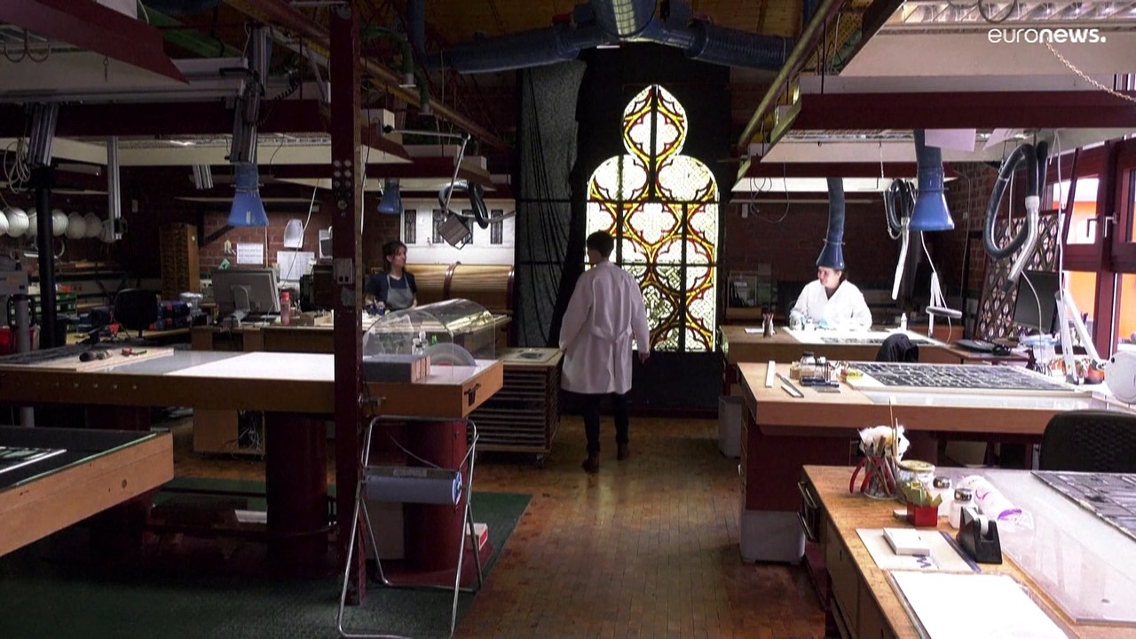 Notre-Dame-Fenster werden in Köln restauriert