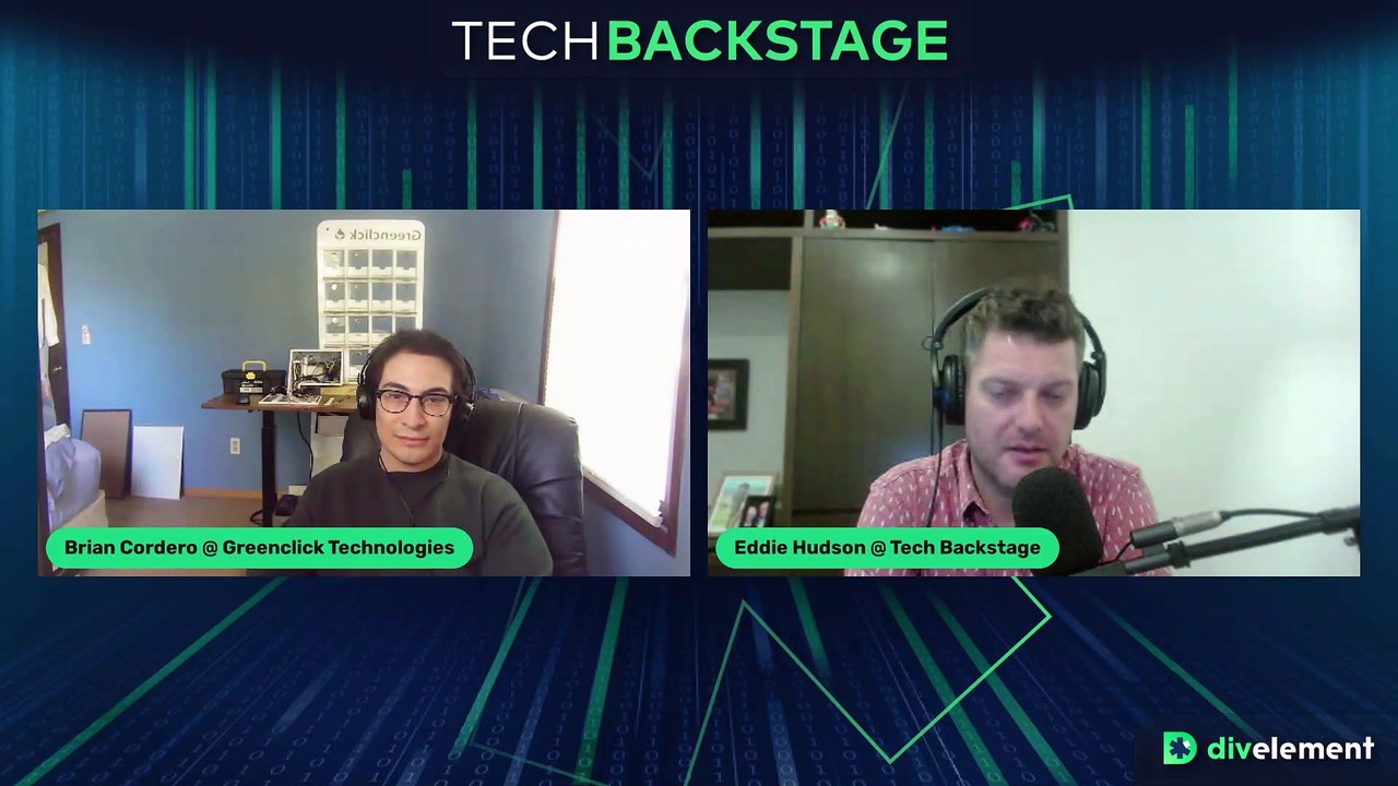 Tech Backstage - Brian Cordero @ Greenclick Technologies