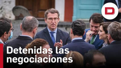 Los barones del PP aconsejaron a Feijóo que detuviese las negociaciones con Sánchez