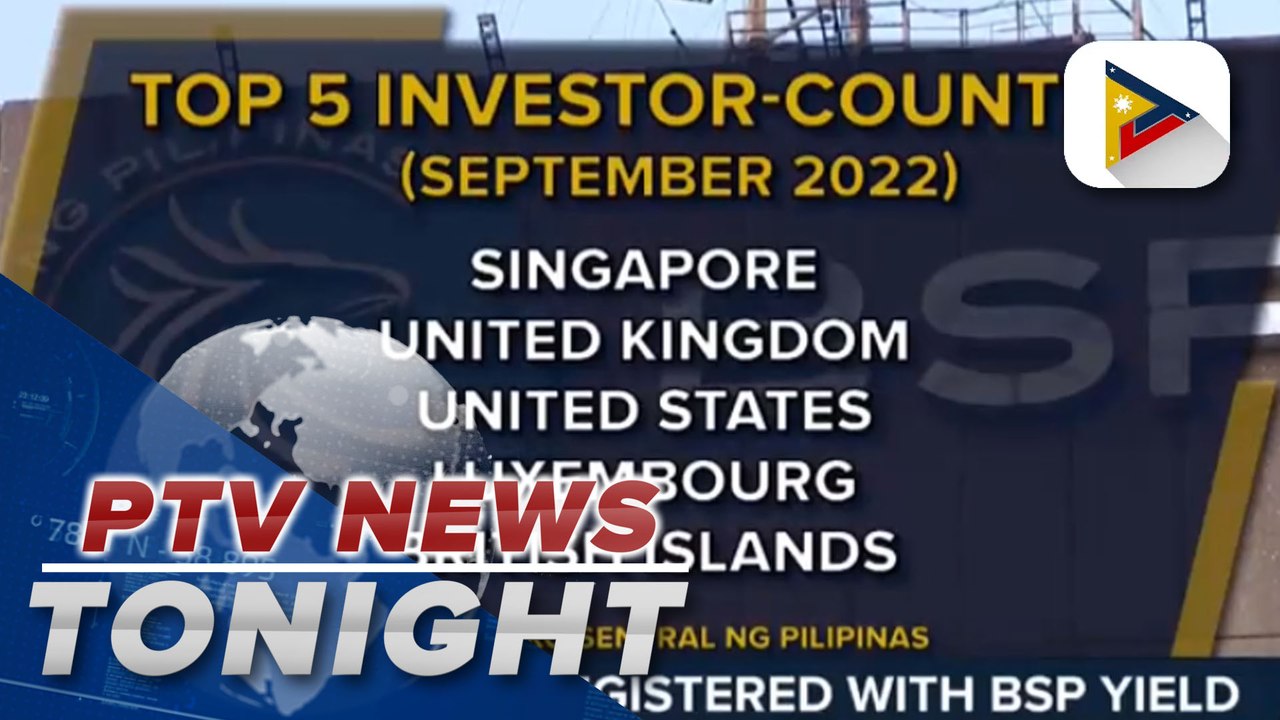 Investments registered with BSP yield net outflows of $367-M in September