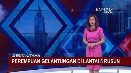 Download Video: Viral! Perempuan Gelantungan di Lantai 5 Rusun Cilincing. Diduga Ribut dengan Suami