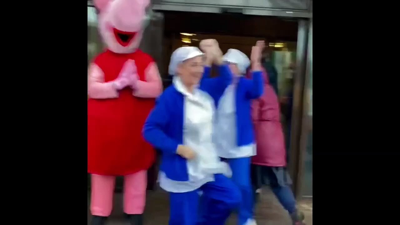 Teachers and staff at Ardnashee School and College celebrating Halloween