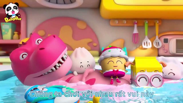 Chiếc bánh mì ngon tuyệt Hamburger và những người bạn Hoạt hinh thiếu nhi vui nhộn BabyBus