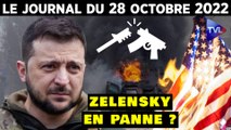 Ukraine : Zelensky désarmé ? - JT du vendredi 28 octobre 2022