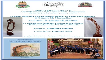 Le vie del labirinto mondo di Ottavio M. Marandino 24.4.2022