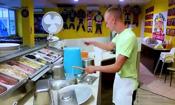 Ce Pizzaïolo est aussi très bon musicien