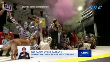 Fur babies at fur parents, nagpatalbugan sa pet masquerade | Saksi