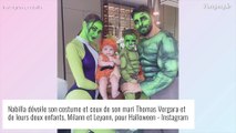 Nabilla et toute sa famille transformés pour Halloween, leurs looks complètement fous !