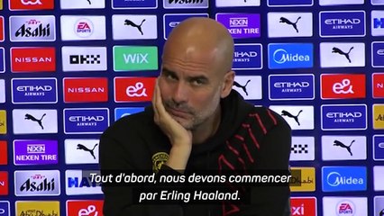 Man. City - Guardiola : "Haaland va mieux"