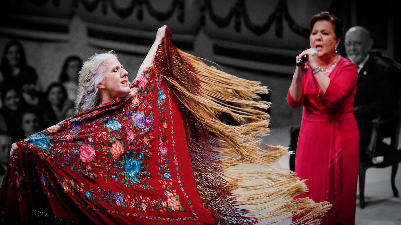 Carmen Linares deleita al público de los premios cantando las letras de Juan Ramón Jiménez