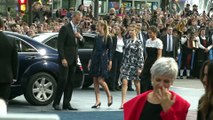 La Familia Real llegando a los Premios Princesa de Asturias