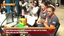 Entregaron 5 box maker y bio kits para escuelas de Misiones