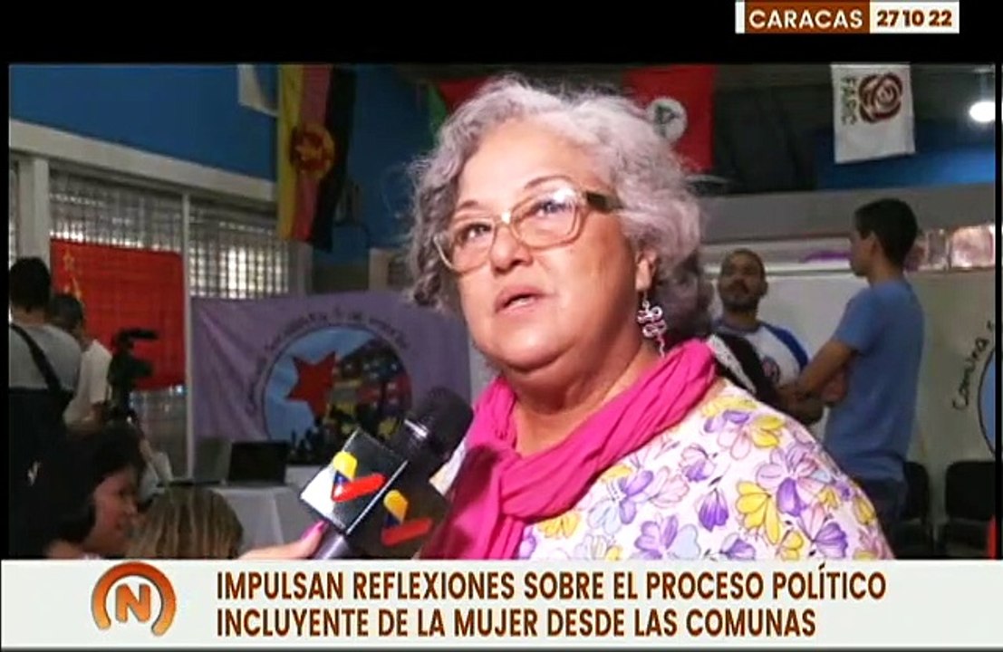 Conversatorio “Voces del Feminismo Comunal” destaca el papel de la mujer en el proceso político