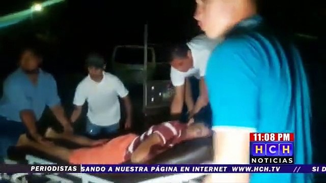 Tres personas heridas en colisión entre dos motocicletas en #Olanchito, Yoro