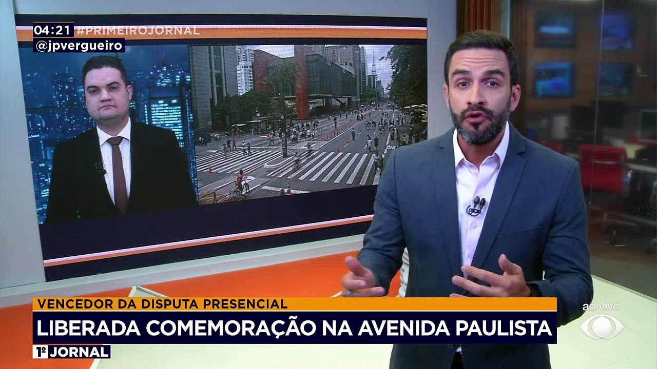 Avenida Paulista é liberada para comemoração de ganhador da disputa presidencial 28/10/2022 16:03:55