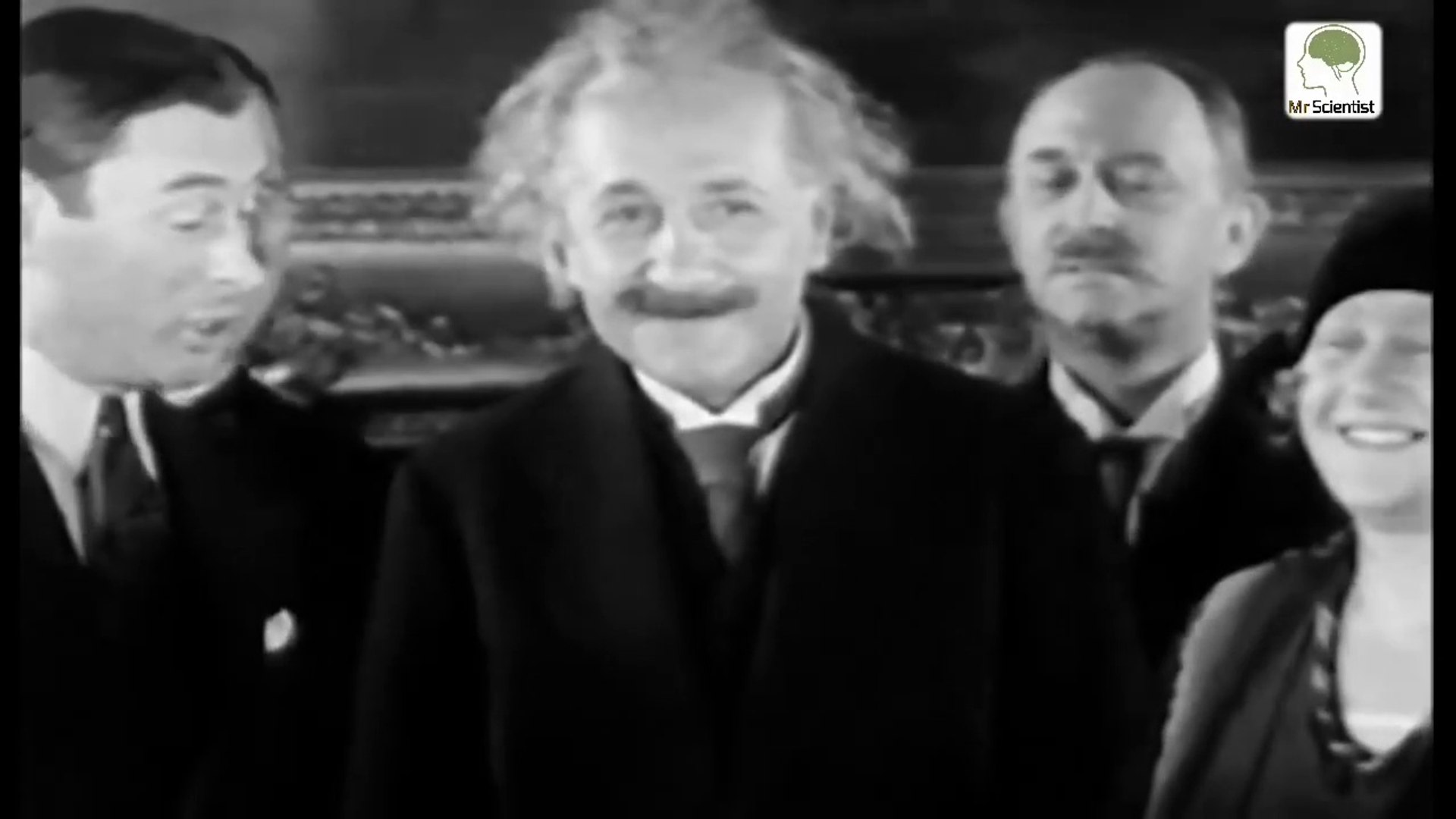 ⁣Albert Einstein in funny mood | Albert Einstein Real Video