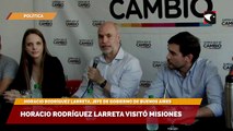 Horacio Rodríguez Larreta visitó Misiones