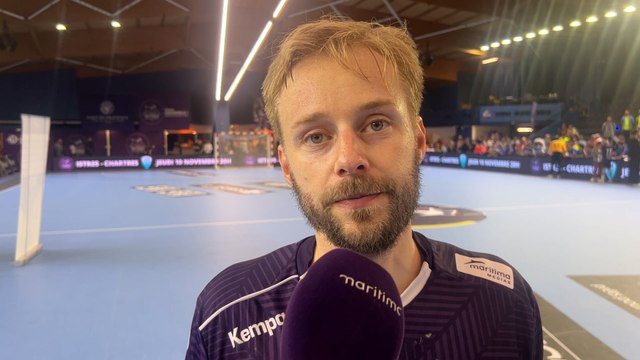 Interview maritima: Rasmus Nielsen après la victoire d'Istres Handball contre Ivry