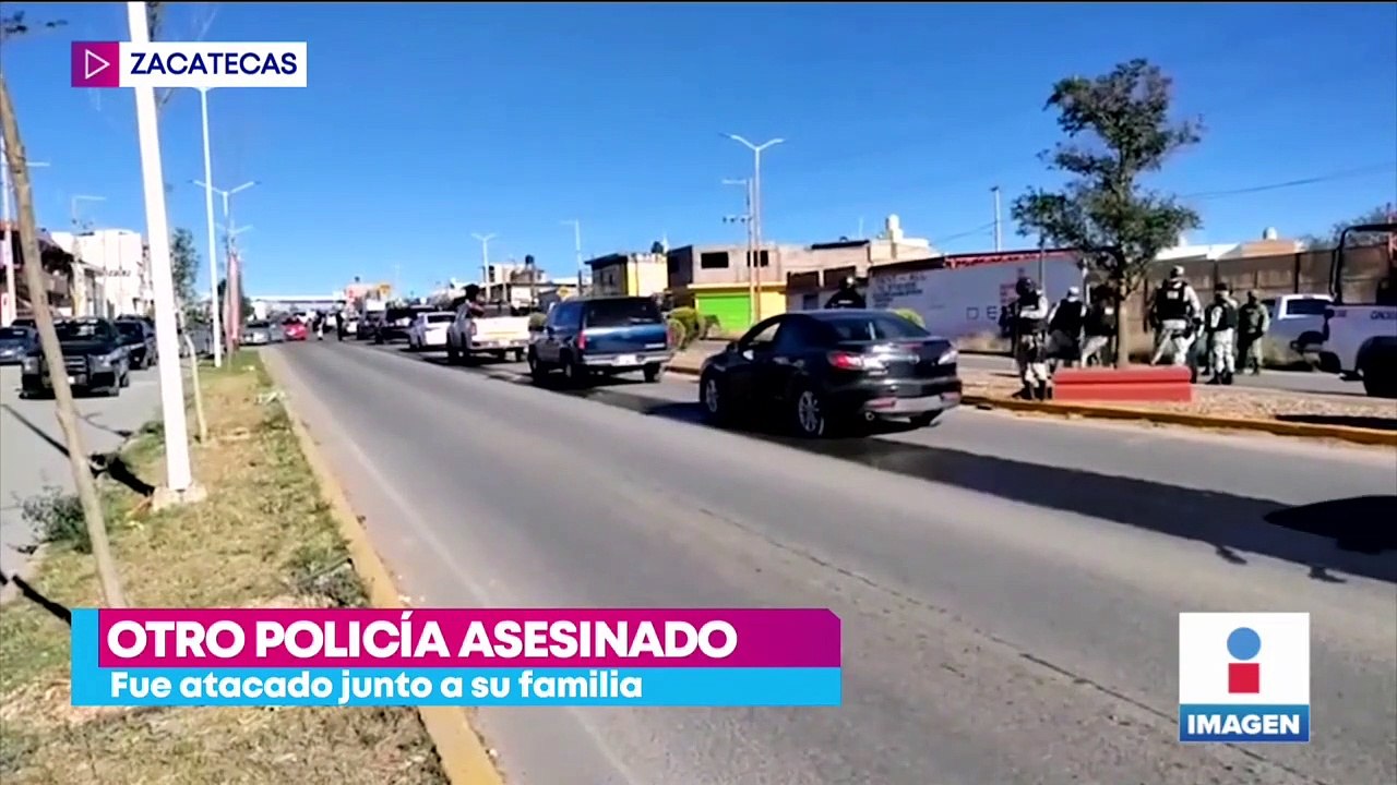 Asesinan a policía en Zacatecas cuando viajaba con su familia