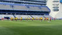 Flamengo faz último treino antes da final da Libertadores e deve contar com retorno de Vidal