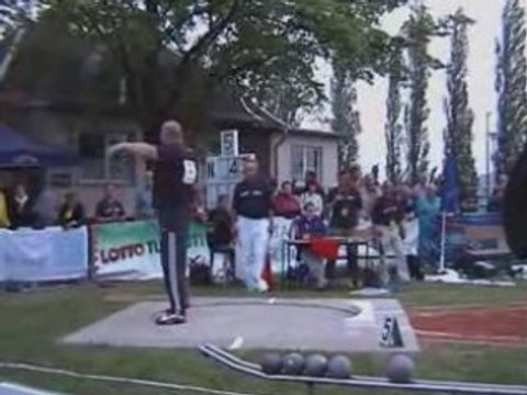 Athlé 2006 Peter Sack 21m00 lancer poids