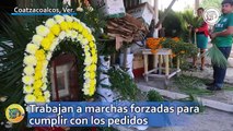 Trabajan a marchas forzadas para cumplir con los pedidos