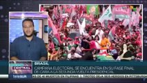 Campaña electoral para segunda vuelta de comicios presidenciales en Brasil llega su fase final