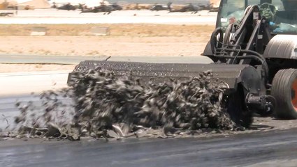 Why 10,000 pounds of rubber are stripped from runways