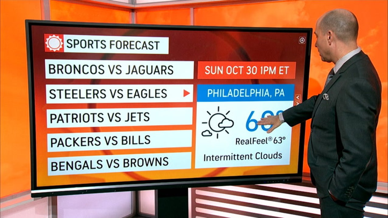 Your NFL weekend forecast for the final week of October