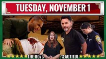 BB Tuesday, November 1 Full _ CBS The Bold and the Beautiful 11-1-2022 Spoilers