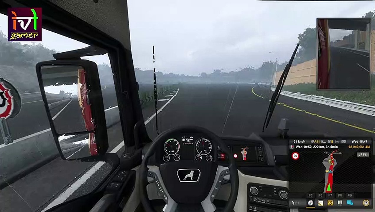 MAN TGX Euro 6 XXL - Crossing 1st Toll - ETS 2 1.45 - #eurotrucksimulator2 #tollplaza