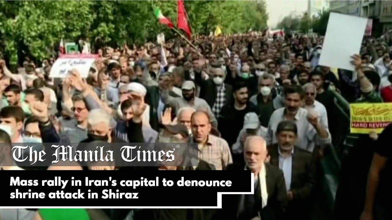 Mass rally in Iran's capital to denounce shrine attack in Shiraz