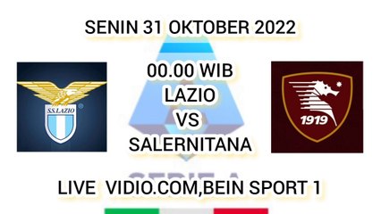 Jadwal Liga italia Senin-Selasa || 31-01 November 2022