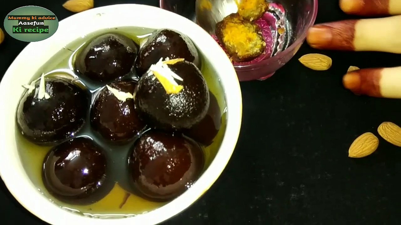 Kala jamun Recipe l आधा कप गेंहू आटे से 12 सोफ्ट काला जामुन बनाकर सबको हैरान कर दे l Homemade Kala jamun Recipe l aate ke gulab jamun Recipe l How to make Kala jamun Recipe l Kala jamun banane ki vidhi l Aate ke gulab jamun Recipe l Kala jamun by Aasefun